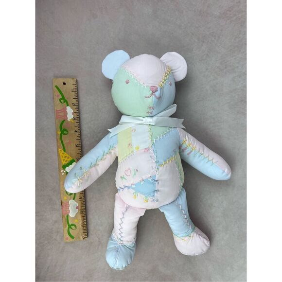 Vintage House of Hatten Embroidery Stuffed Bear Soft Toy Plush - Picture 5 of 7